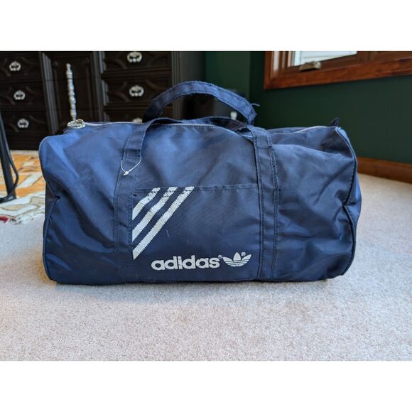 adidas Other - Vintage Navy Adidas Boston Bag Duffle Bag